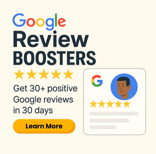 Google review booster system for tradies and local businesses — generate 30+ reviews in 30 days.